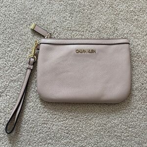 Calvin Klein Blush Wristlet Clutch